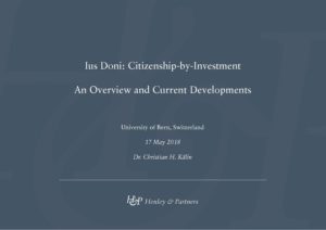 Ius Doni: Citizenship-by-Investment and an Overview of Investment Migration Programs