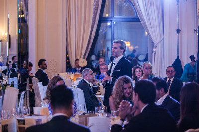 Speaking at the UNHCR Gala Dinner Dubai 2015