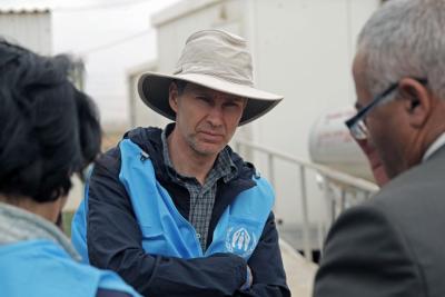 May 2018, Zaatari refugee camp in Jordan. On a field mission with the UNHCR