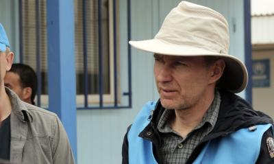 On a filed trip to the Zaatari refugee camp in Jordan with the UNHCR