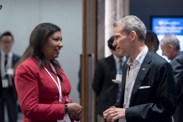 14-16 November 2017, Hong Kong. 11th Global Residence and Citizenship Conference. Kaisha Ince, Chairperson of the Citizenship and Investment Unit, Grenada, and Christian Kälin