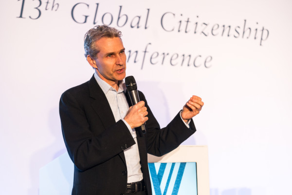 November 2019, London. 13th Global Citizenship Conference. Christian Kälin speaking at the Global Citizen Award® Gala Dinner