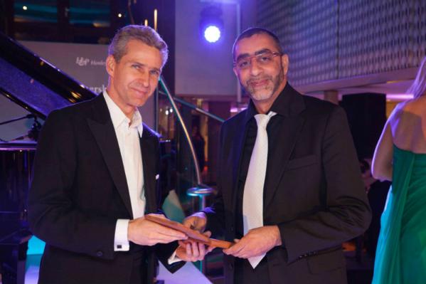 9-11 November, 2016.10th Global Residence and Citizenship Conference, London. Global Citizen Award® Ceremony. Christian Kälin with founder of the Gift of the Givers (and winner of the 2016 Gl